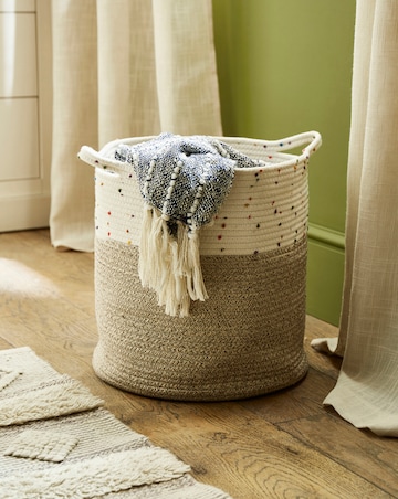 Julipa Storage Basket with Speckles