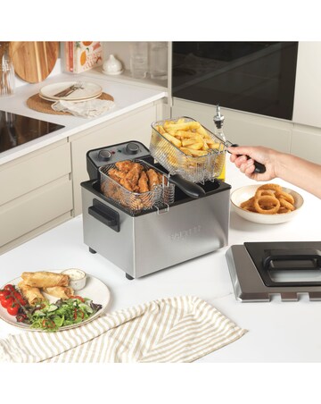 Salter Stainless Steel 5L Deep Fat Fryer