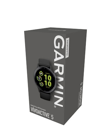Garmin Vivoactive 5 Smart Watch - Slate & Black with SIlicone Band