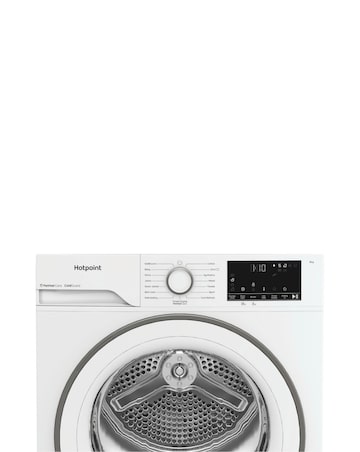 Hotpoint FabicCare C HSD 82M WW UK 8kg Heat Pump Tumble Dryer White + Install