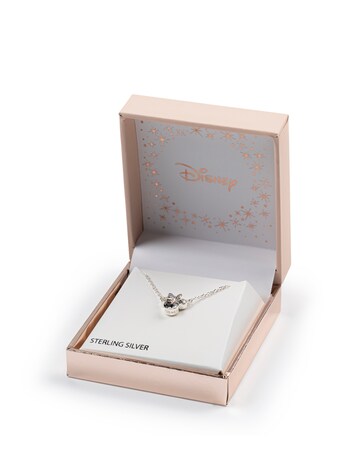 Disney Minnie Silver Crystal Necklace