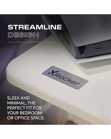 X Rocker Ascend Height Adjustable Desk White