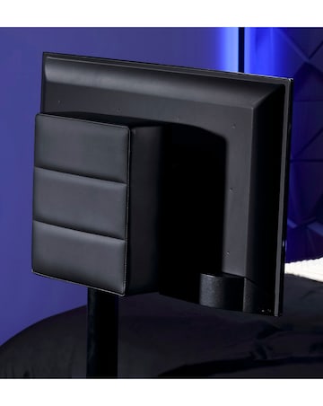 X Rocker Single Cerberus Twist TV Bed - Blue