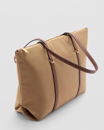 Mango Nylon Shopper Tote Bag