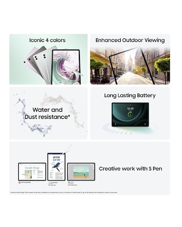 Samsung Galaxy Tab S9 FE 10.9in 256GB WiFi Tablet - Grey