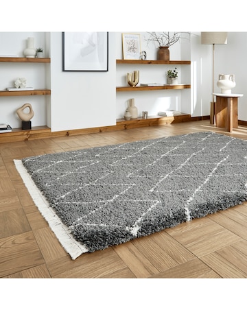 Think Rugs Boho Fringe Rug