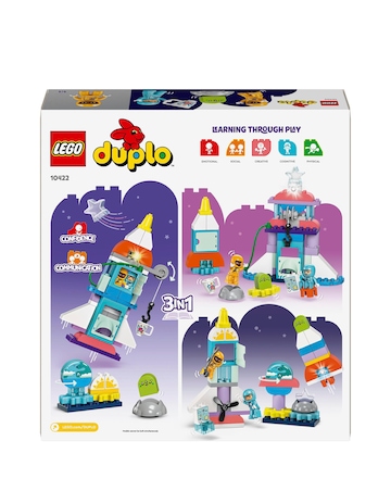 LEGO DUPLO 3in1 Space Shuttle Adventure Rocket Toy 10422