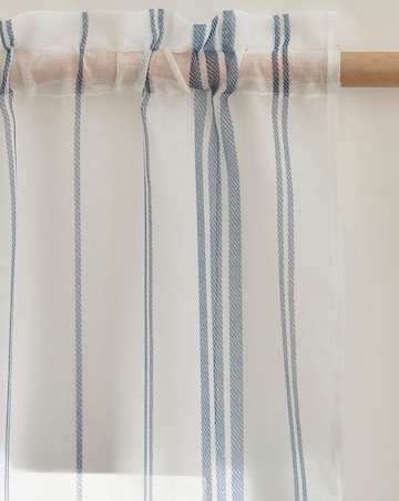 Catherine Lansfield Harbour Stripe Voile