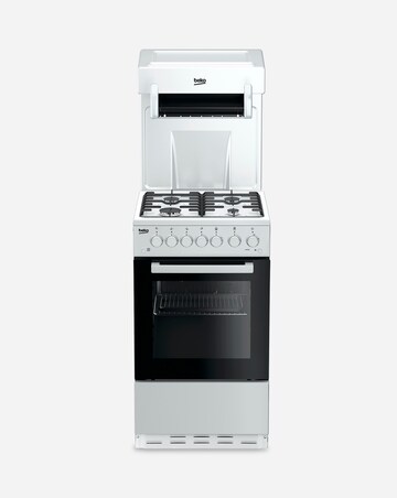 Beko KA52NEW Single Oven Gas Cooker - White