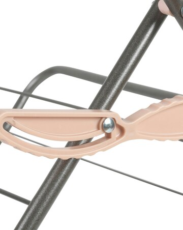 Beldray Pink & Graphite Elegant 3 Tier Clothes Airer 15M