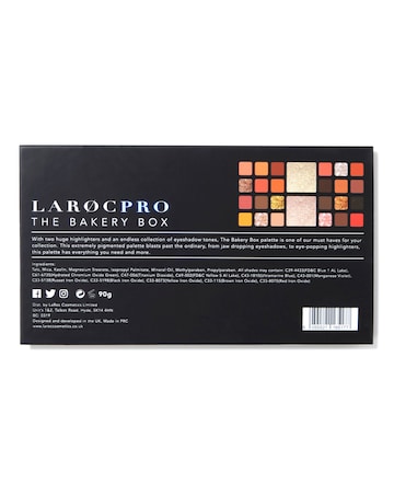LaRoc PRO The Bakery Box Eyeshadow Palette