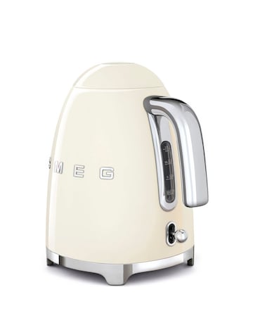 Smeg Kettle and 4 Slice Toaster Cream