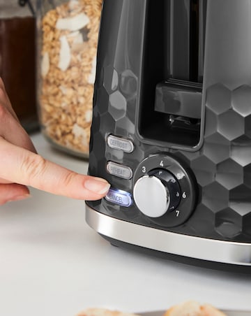 Morphy Richards 220031 Hive 2 Slice Black Toaster