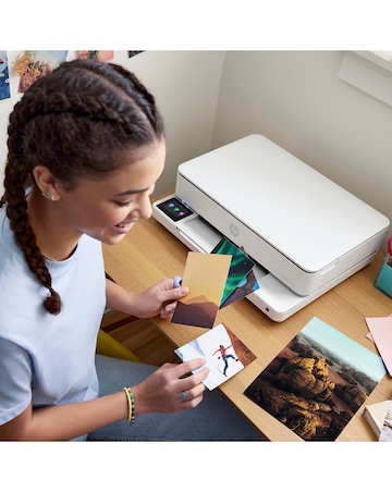 HP Envy 6530e All in One Printer - White