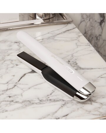 GHD Unplugged Cordless Hair Straightener in White
