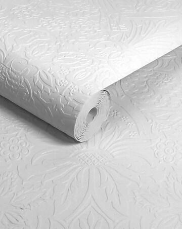 William Morris Dove & Rose Paintable Wallpaper