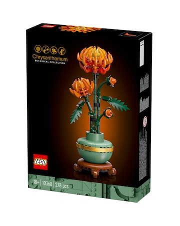 LEGO Icons Chrysanthemum Flower Decor Building Set 10368