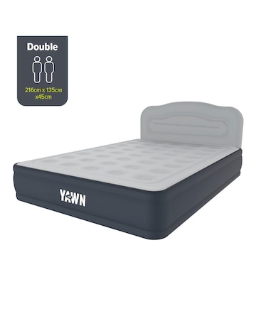 Yawn Double Airbed (with custom fitted sheet)
