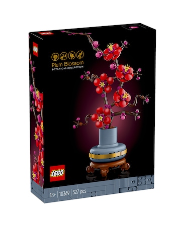 LEGO Icons Plum Blossom Flower Decor Display Set 10369