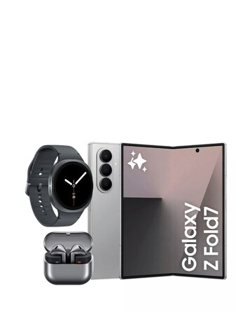 Samsung Z Fold7 256GB 5G Silver Shadow, Watch8 44mm BT Graphite and Buds3