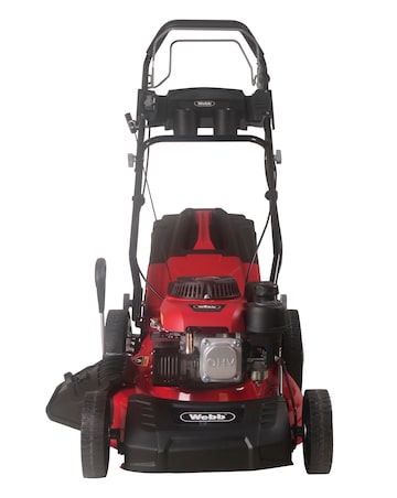 Webb Dynamic 46cm Self Propelled Petrol Lawnmower with Metal Deck