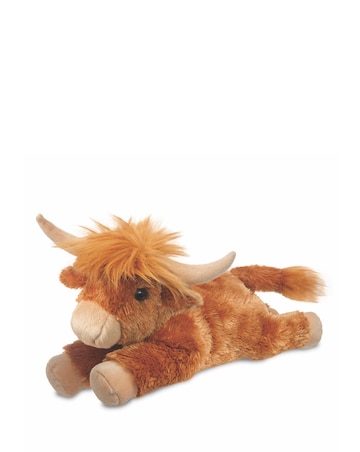 Aurora Flopsies Highland Cow 12in Plush