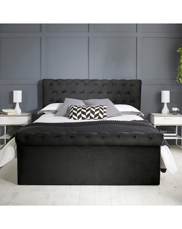 Aspire Chesterfield Side Lift Ottoman Bed