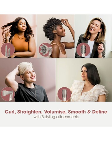 Shark FlexStyle 5-in-1 Air Styler & Hair Dryer with Storage Case - Stone