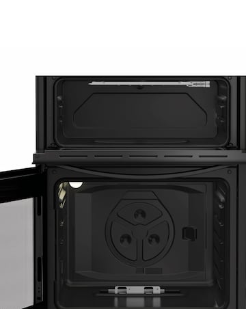 Indesit ITG6GB 60cm Gas Twin Cooker - Black + Installation