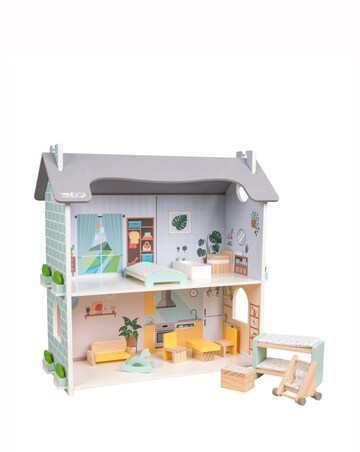 TP Owl & Fox Wooden Dolls House