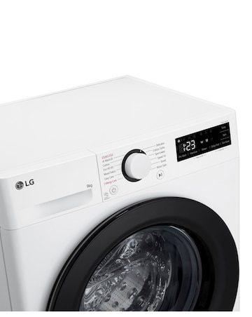 LG F2Y509WBLN1 9kg Washing Machine 1200rpm White - A Rated