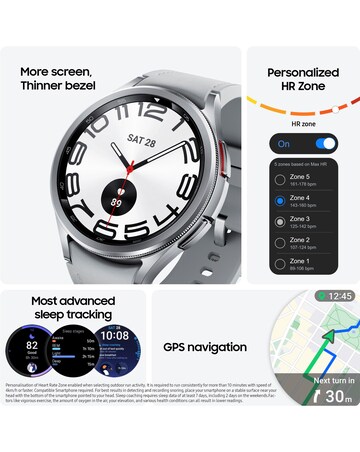 Samsung Galaxy Watch6 Classic 43mm BT - Silver