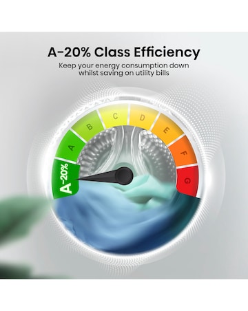 Hisense 3S Series WD3S8043BB3 WiFi-enabled 8kg Washer Dryer - Black