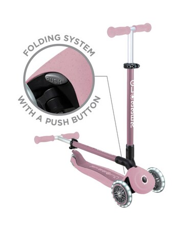 Globber Go Up Active Eco Ride On/Scooter - Berry