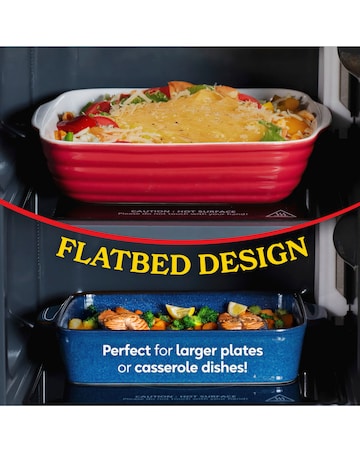 Russell Hobbs 23 Litre Black Flatbed Digital Microwave