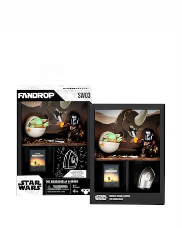 FanDrop Star Wars W1 Figure 2pk Mandalorian vs Grogu