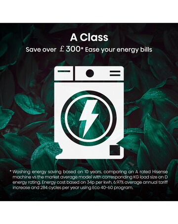 Hisense 5S Series WF5S1045BW WiFi-enabled 10kg Washing Machine - White