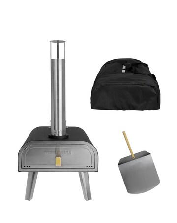 George Foreman 16" Pizza Oven with Paddle & Carry Bag