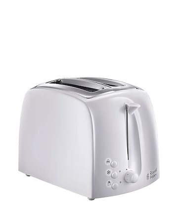 Russell Hobbs 21640 Textures White 2 Slice Toaster