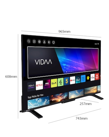 Toshiba 43UV2F53DBU 43in Smart TV 4K UHD HDR LCD Freely TV with Amazon Alexa