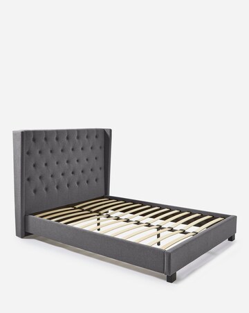 Allegra Winged Fabric Bedframe