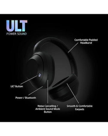 Sony ULT WEAR Wireless Over-Ear Headphones - Black