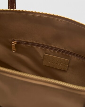 Mango Nylon Shopper Tote Bag