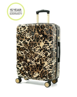 Rock Savannah Leopard Medium Suitcase