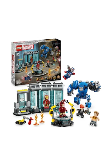 LEGO Marvel Iron Man's Laboratory: Hall of Armour, Super Hero Building Set 76315