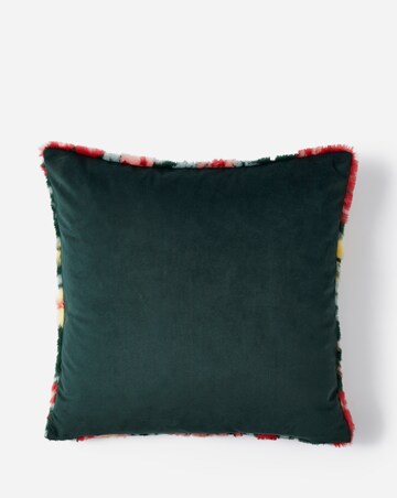 Ditsy Floral Faux Fur Cushion