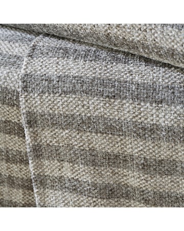 Catherine Lansfield Striped Chenille Throw