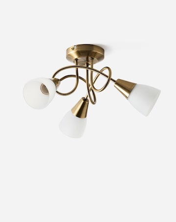 3 Shade Ceiling Light