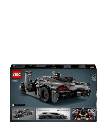 LEGO Technic Koenigsegg Jesko Absolut Grey Hypercar 42173