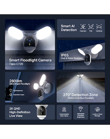 TP-Link Tapo C720 Smart Floodlight Camera